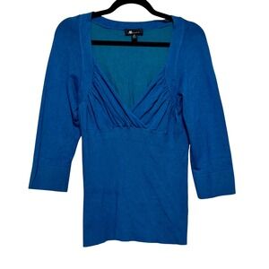 Y2K AB Studio Babydoll Sweater Top Womens Size XL Coquette Balletcore Streetwear